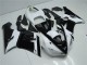 Carénage Kawasaki ZX6R 2005-2006 - Noir Blanc Carénage Kawasaki ZX6R 2005-2006 - Noir Blanc