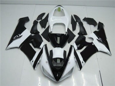 Carénage Kawasaki ZX6R 2005-2006 - Noir Blanc