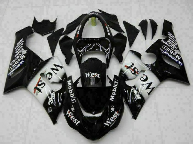Carénage Kawasaki ZX6R 2005-2006 - Noir