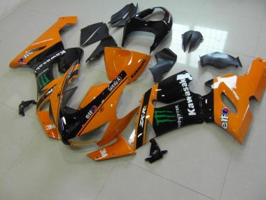 Carénage Kawasaki ZX6R 2005-2006 - Orange Monster