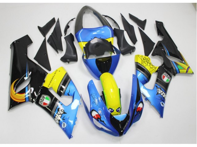 Carénage Kawasaki ZX6R 2005-2006 - Requin Carénage Kawasaki ZX6R 2005-2006 - Requin