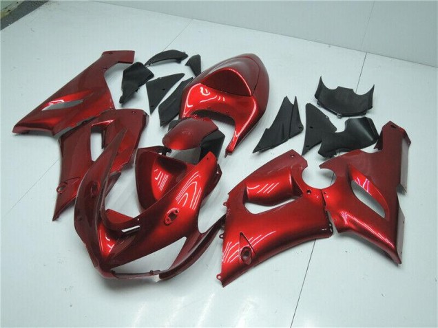 Carénage Kawasaki ZX6R 2005-2006 - Rouge Bonbon Carénage Kawasaki ZX6R 2005-2006 - Rouge Bonbon