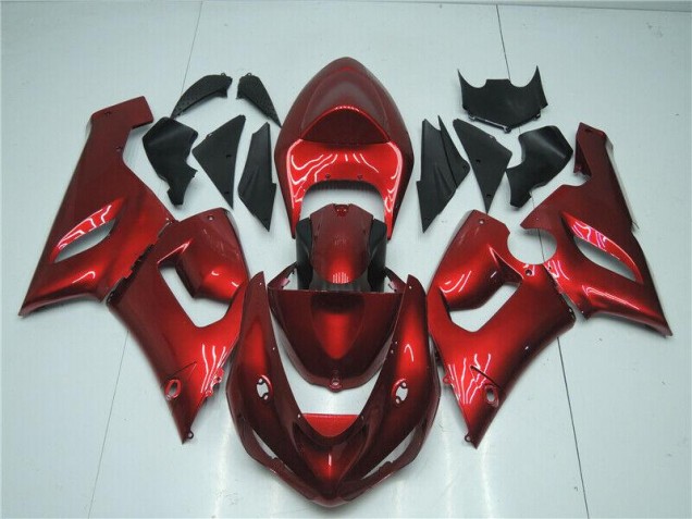 Carénage Kawasaki ZX6R 2005-2006 - Rouge Bonbon Carénage Kawasaki ZX6R 2005-2006 - Rouge Bonbon