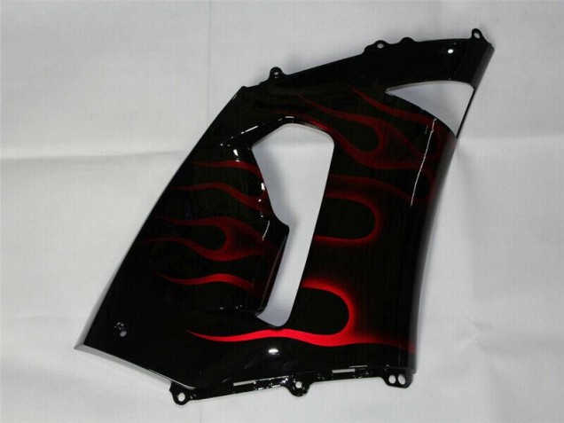 Carénage Kawasaki ZX6R 2005-2006 - Rouge Noir Carénage Kawasaki ZX6R 2005-2006 - Rouge Noir