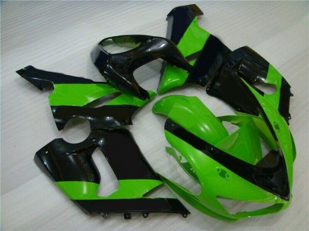 Carénage Kawasaki ZX6R 2005-2006 - Vert Noir Carénage Kawasaki ZX6R 2005-2006 - Vert Noir