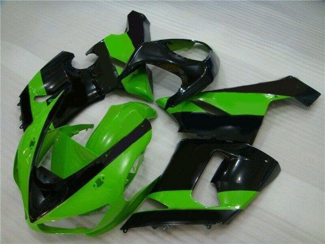 Carénage Kawasaki ZX6R 2005-2006 - Vert Noir Carénage Kawasaki ZX6R 2005-2006 - Vert Noir
