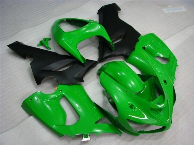 Carénage Kawasaki ZX6R 2005-2006 - Vert Noir Mat Carénage Kawasaki ZX6R 2005-2006 - Vert Noir Mat