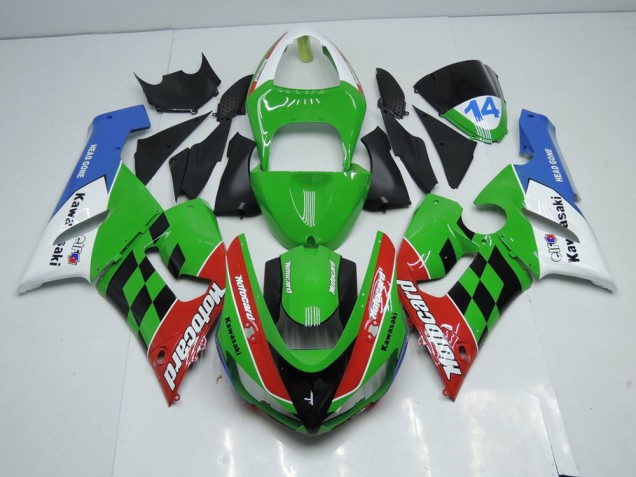Carénage Kawasaki ZX6R 2005-2006 - card Carénage Kawasaki ZX6R 2005-2006 - card