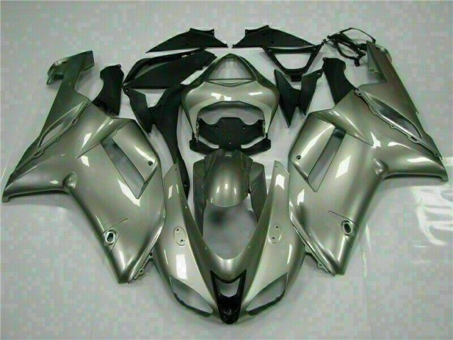 Carénage Kawasaki ZX6R 2007-2008 - Argent Carénage Kawasaki ZX6R 2007-2008 - Argent