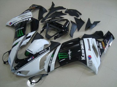 Carénage Kawasaki ZX6R 2007-2008 - Blanc Monster