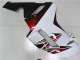 Carénage Kawasaki ZX6R 2007-2008 - Blanc Noir Rouge Carénage Kawasaki ZX6R 2007-2008 - Blanc Noir Rouge