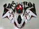Carénage Kawasaki ZX6R 2007-2008 - Blanc Noir Rouge Carénage Kawasaki ZX6R 2007-2008 - Blanc Noir Rouge