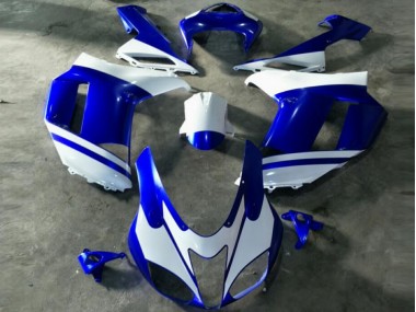 Carénage Kawasaki ZX6R 2007-2008 - Bleu Blanc