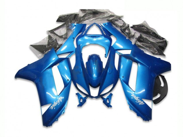Carénage Kawasaki ZX6R 2007-2008 - Bleu