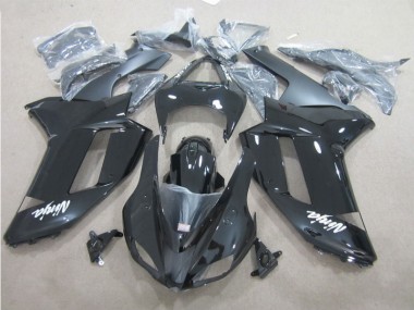 Carénage Kawasaki ZX6R 2007-2008 - Noir Blanc