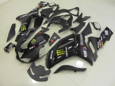 Carénage Kawasaki ZX6R 2007-2008 - Noir Monster