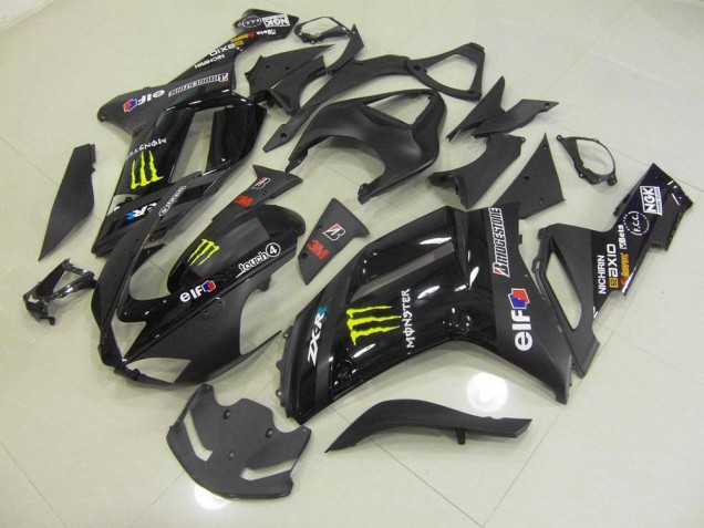 Carénage Kawasaki ZX6R 2007-2008 - Noir Monster Carénage Kawasaki ZX6R 2007-2008 - Noir Monster