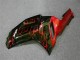 Carénage Kawasaki ZX6R 2007-2008 - Noir Rouge Flamme Carénage Kawasaki ZX6R 2007-2008 - Noir Rouge Flamme