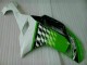 Carénage Kawasaki ZX6R 2007-2008 - Vert Blanc Ninja Carénage Kawasaki ZX6R 2007-2008 - Vert Blanc Ninja