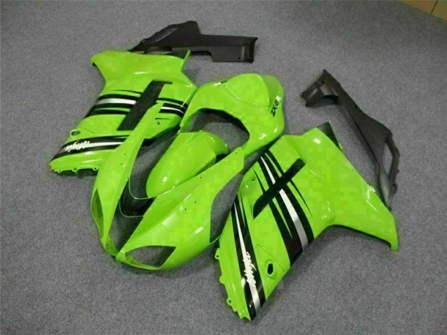Carénage Kawasaki ZX6R 2007-2008 - Vert Noir