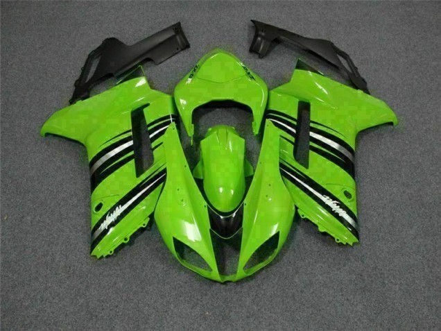 Carénage Kawasaki ZX6R 2007-2008 - Vert Noir