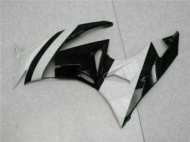Carénage Kawasaki ZX6R 2009-2012 - Blanc Noir Carénage Kawasaki ZX6R 2009-2012 - Blanc Noir