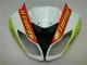 Carénage Kawasaki ZX6R 2009-2012 - Blanc Rouge H. Énergie Carénage Kawasaki ZX6R 2009-2012 - Blanc Rouge H. Énergie