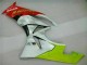 Carénage Kawasaki ZX6R 2009-2012 - Blanc Rouge H. Énergie Carénage Kawasaki ZX6R 2009-2012 - Blanc Rouge H. Énergie