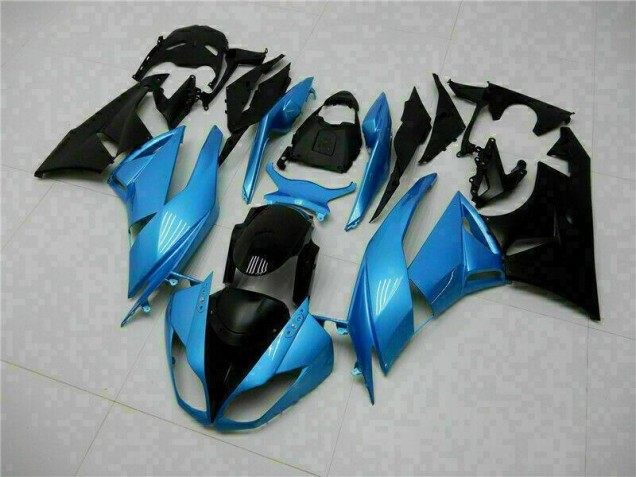 Carénage Kawasaki ZX6R 2009-2012 - Bleu Noir Carénage Kawasaki ZX6R 2009-2012 - Bleu Noir