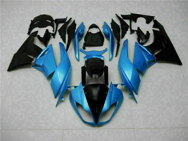 Carénage Kawasaki ZX6R 2009-2012 - Bleu Noir Carénage Kawasaki ZX6R 2009-2012 - Bleu Noir