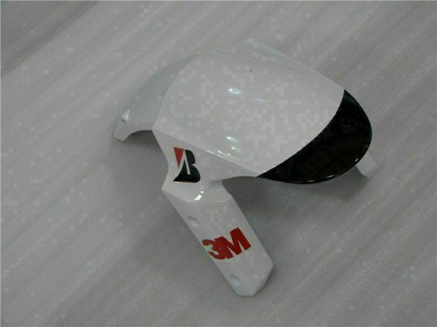 Carénage Kawasaki ZX6R 2009-2012 - Noir Blanc 3M Touch4 Carénage Kawasaki ZX6R 2009-2012 - Noir Blanc 3M Touch4