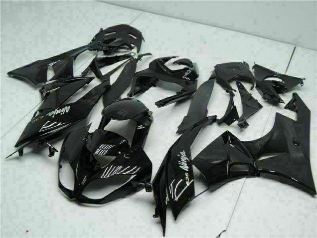 Carénage Kawasaki ZX6R 2009-2012 - Noir Blanc Ninja 636 Carénage Kawasaki ZX6R 2009-2012 - Noir Blanc Ninja 636