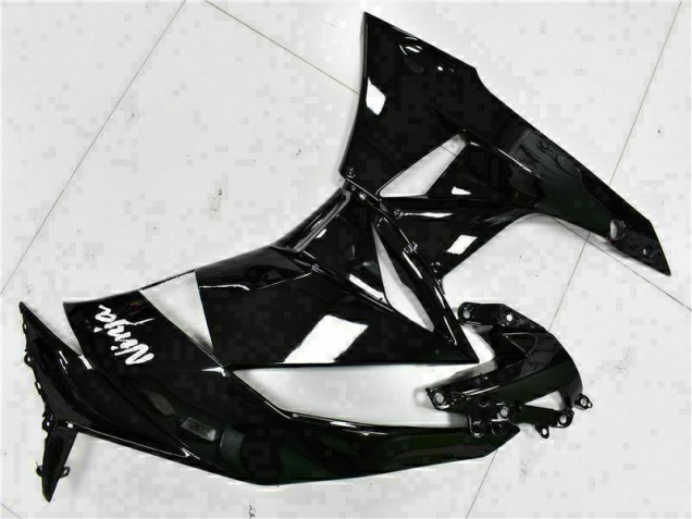 Carénage Kawasaki ZX6R 2009-2012 - Noir Blanc Ninja Carénage Kawasaki ZX6R 2009-2012 - Noir Blanc Ninja
