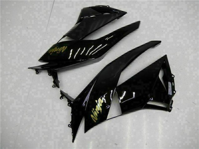 Carénage Kawasaki ZX6R 2009-2012 - Noir Or Ninja Carénage Kawasaki ZX6R 2009-2012 - Noir Or Ninja