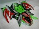 Carénage Kawasaki ZX6R 2009-2012 - Noir Rouge Vert card Carénage Kawasaki ZX6R 2009-2012 - Noir Rouge Vert card