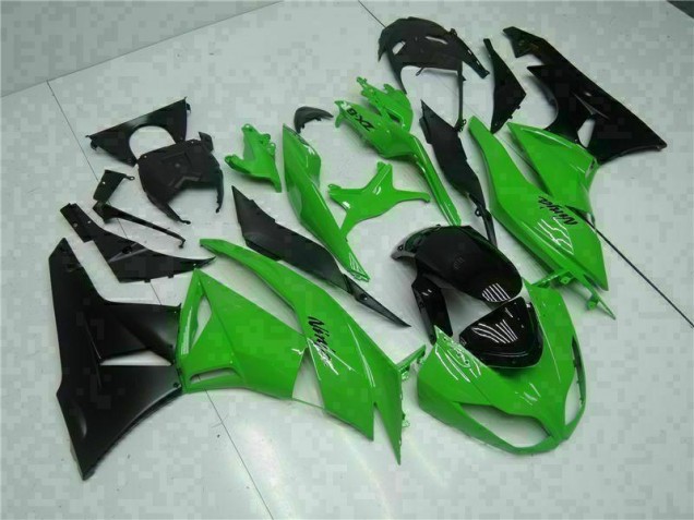 Carénage Kawasaki ZX6R 2009-2012 - Noir Vert Carénage Kawasaki ZX6R 2009-2012 - Noir Vert