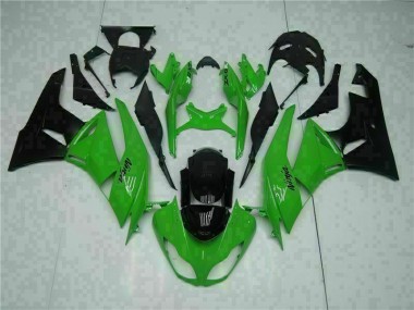 Carénage Kawasaki ZX6R 2009-2012 - Noir Vert