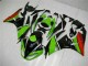 Carénage Kawasaki ZX6R 2009-2012 - Noir Vert Rouge Carénage Kawasaki ZX6R 2009-2012 - Noir Vert Rouge