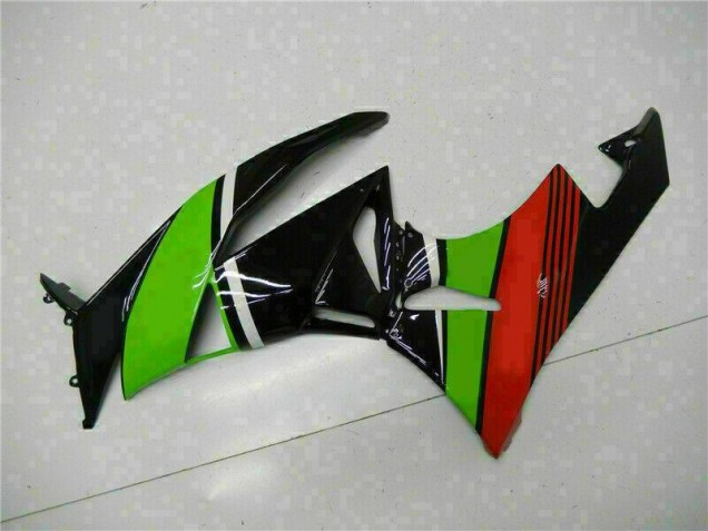 Carénage Kawasaki ZX6R 2009-2012 - Noir Vert Rouge Carénage Kawasaki ZX6R 2009-2012 - Noir Vert Rouge
