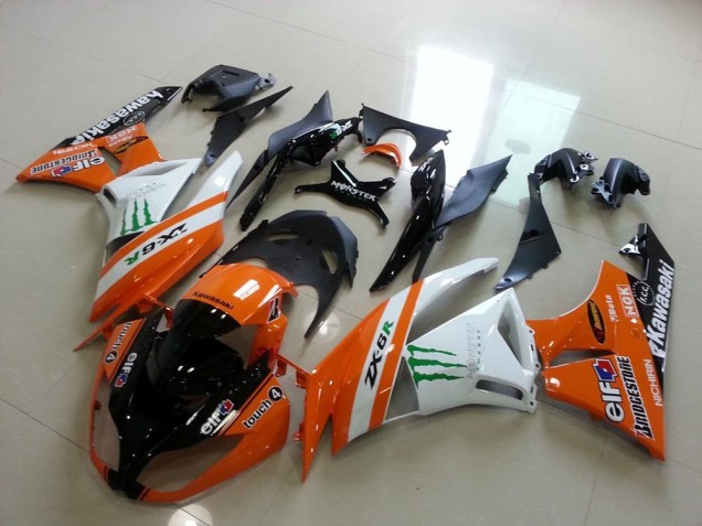 Carénage Kawasaki ZX6R 2009-2012 - Orange Monster Carénage Kawasaki ZX6R 2009-2012 - Orange Monster