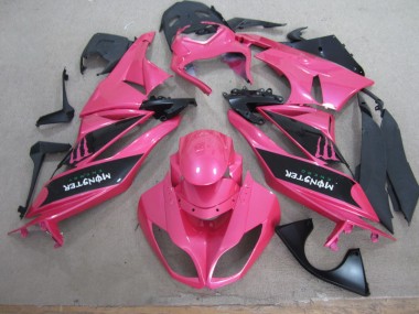 Carénage Kawasaki ZX6R 2009-2012 - Rose Noir Monster