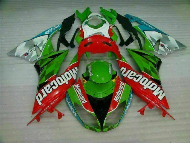 Carénage Kawasaki ZX6R 2009-2012 - Rouge Vert card Carénage Kawasaki ZX6R 2009-2012 - Rouge Vert card