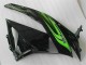 Carénage Kawasaki ZX6R 2009-2012 - Vert Noir Carénage Kawasaki ZX6R 2009-2012 - Vert Noir