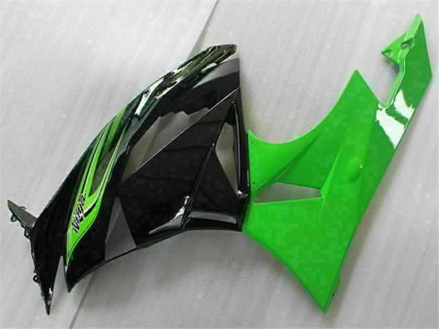 Carénage Kawasaki ZX6R 2009-2012 - Vert Noir Carénage Kawasaki ZX6R 2009-2012 - Vert Noir