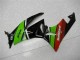 Carénage Kawasaki ZX6R 2009-2012 - Vert Noir Rouge Carénage Kawasaki ZX6R 2009-2012 - Vert Noir Rouge