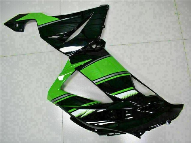 Carénage Kawasaki ZX6R 2013-2018 - Noir Vert Carénage Kawasaki ZX6R 2013-2018 - Noir Vert