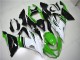 Carénage Kawasaki ZX6R 2013-2018 - Vert Blanc Noir Carénage Kawasaki ZX6R 2013-2018 - Vert Blanc Noir