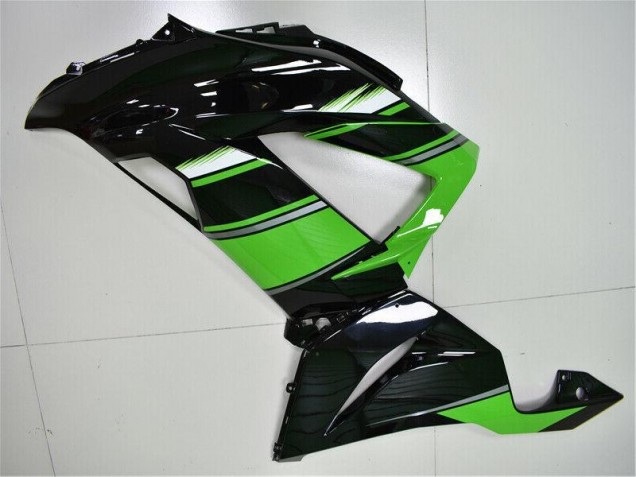 Carénage Kawasaki ZX6R 2013-2018 - Vert Noir