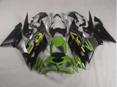 Carénage Kawasaki ZX6R 2019-2023 - Noir Vert