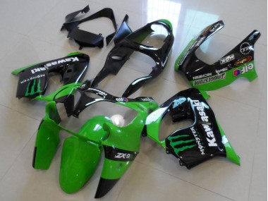 Carénage Kawasaki ZX9R 2000-2001 - Vert Monster